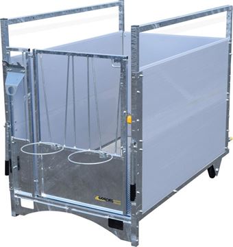 Image de BOX A VEAU ROULANT PVC FOND BASCULANT