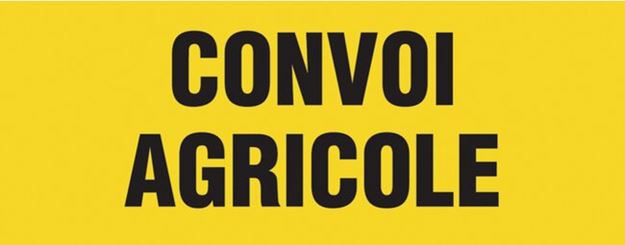 Image sur PANNEAU CONVOI AGRICOLE 1200X400X